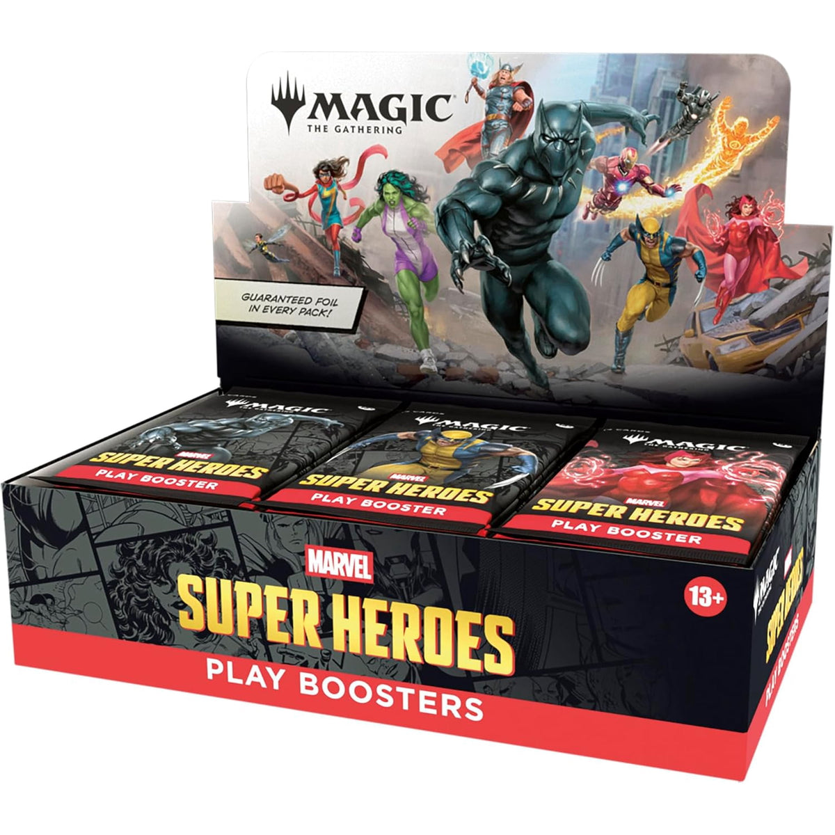 Magic: The Gathering Marvel Super Heroes: Play Booster Box (30 Packs)
