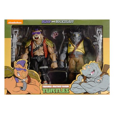NECA Teenage Mutant Ninja Turtles Bebop and Rocksteady - 2-pack