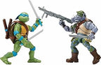Teenage Mutant Ninja Turtles Leonardo vs. Rocksteady Action Figure Set