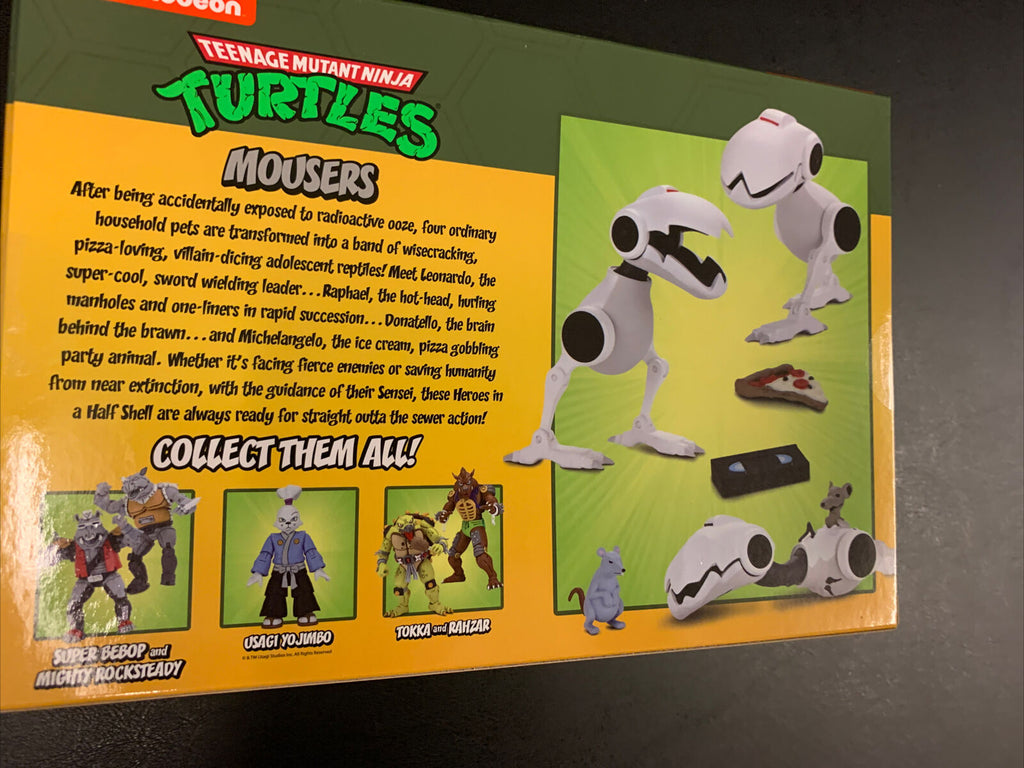 NECA TMNT Teenage Mutant Ninja Turtles Cartoon Series Mousers Multipack Action Figure