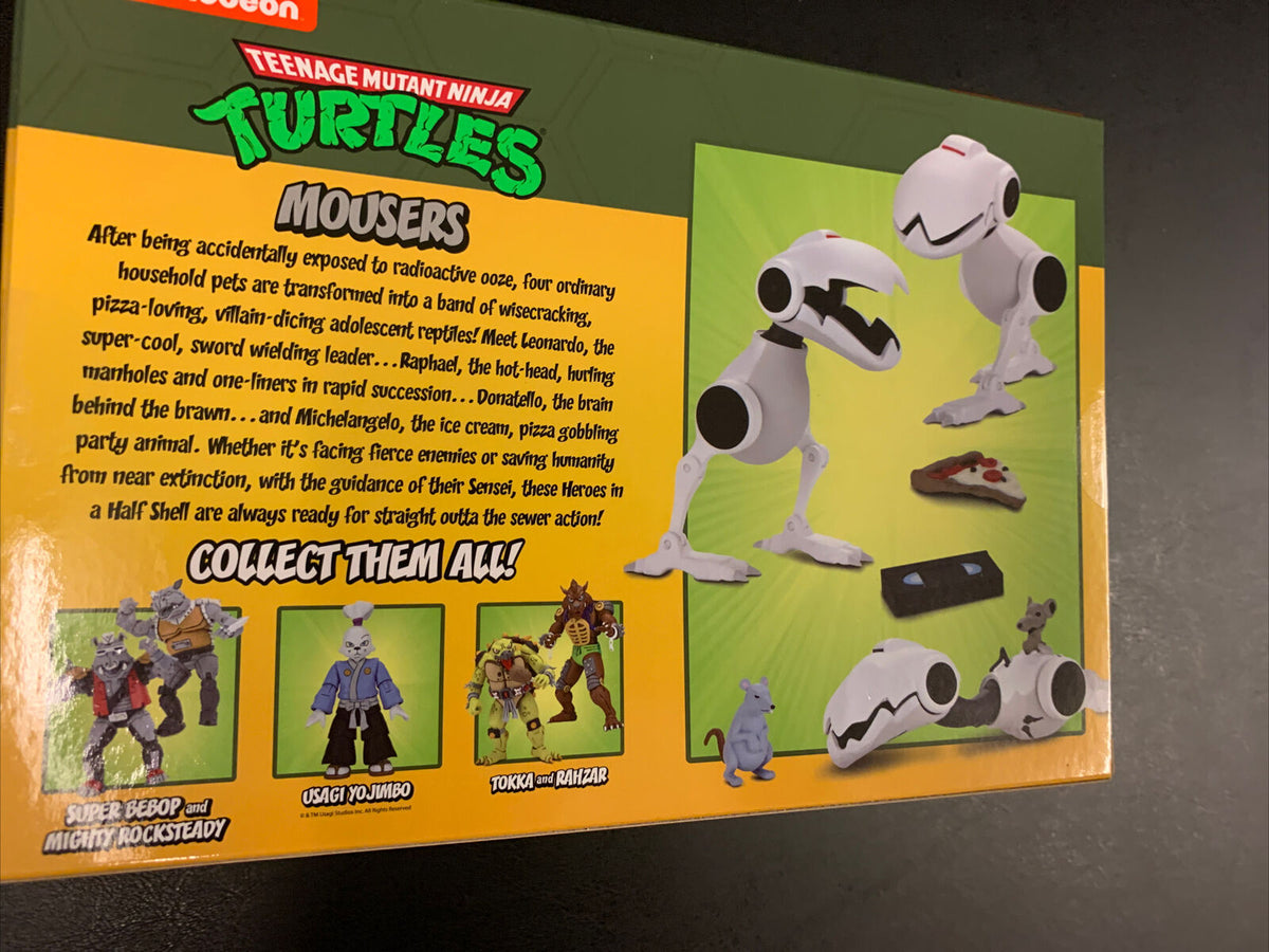 NECA TMNT Teenage Mutant Ninja Turtles Cartoon Series Mousers Multipack Action Figure