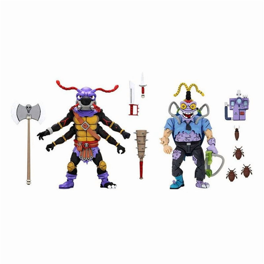 NECA Teenage Mutant Ninja Turtles Antrax & Scumbug 7-Inch Action Figure 2-Pack TMNT