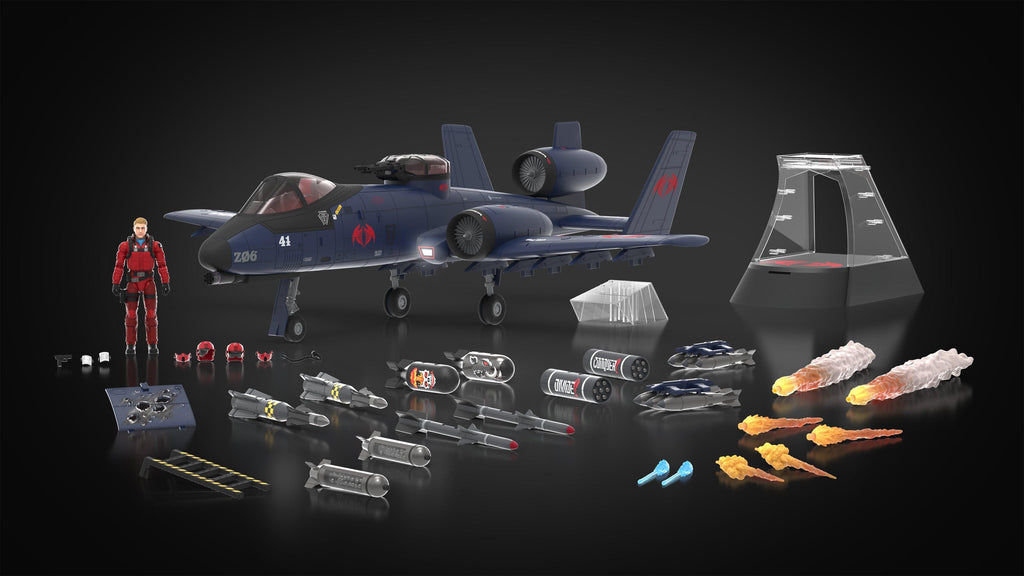 Hazlab G.I. JOE CLASSIFIED SERIES COBRA RATTLER GROUND ATTACK JET