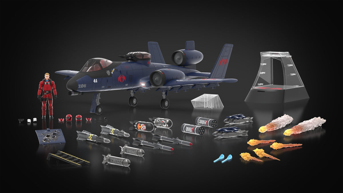 Hazlab G.I. JOE CLASSIFIED SERIES COBRA RATTLER GROUND ATTACK JET
