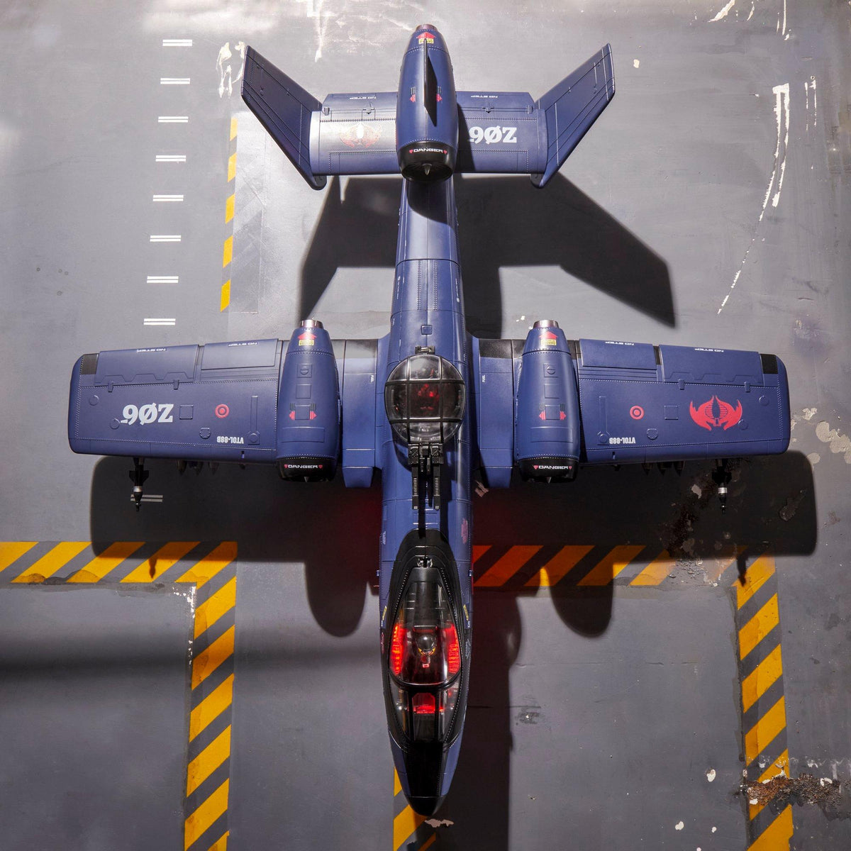 Hazlab G.I. JOE CLASSIFIED SERIES COBRA RATTLER GROUND ATTACK JET