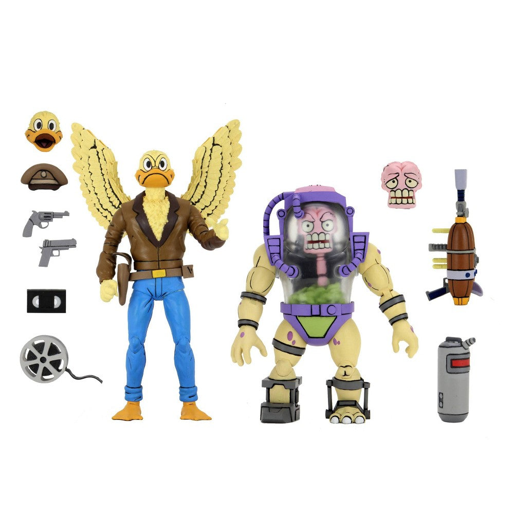 Teenage Mutant Ninja Turtles Ace Duck and Mutagen Man Figure Set 2021 NECA 54226