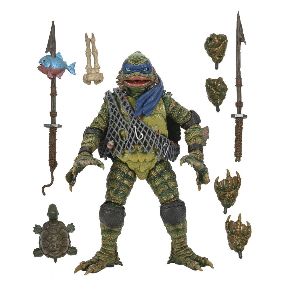 Universal Monsters/Teenage Mutant Ninja Turtles - 7” Scale Action Figure – Leonardo as the Creature