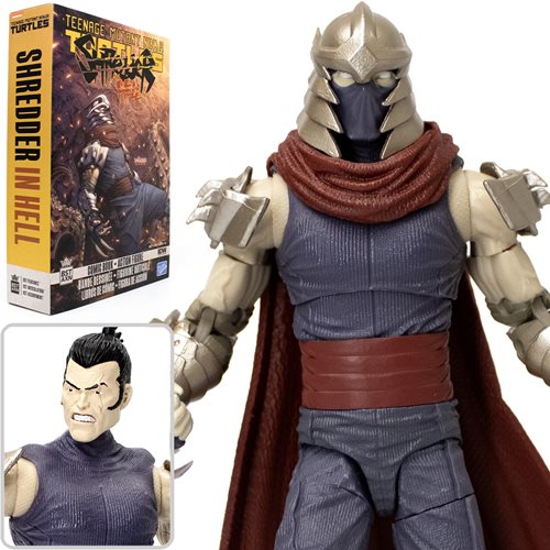 TMNT Shredder in Hell Comic Book & Action Figure Set - The Loyal Subjects BST AXN + Comic