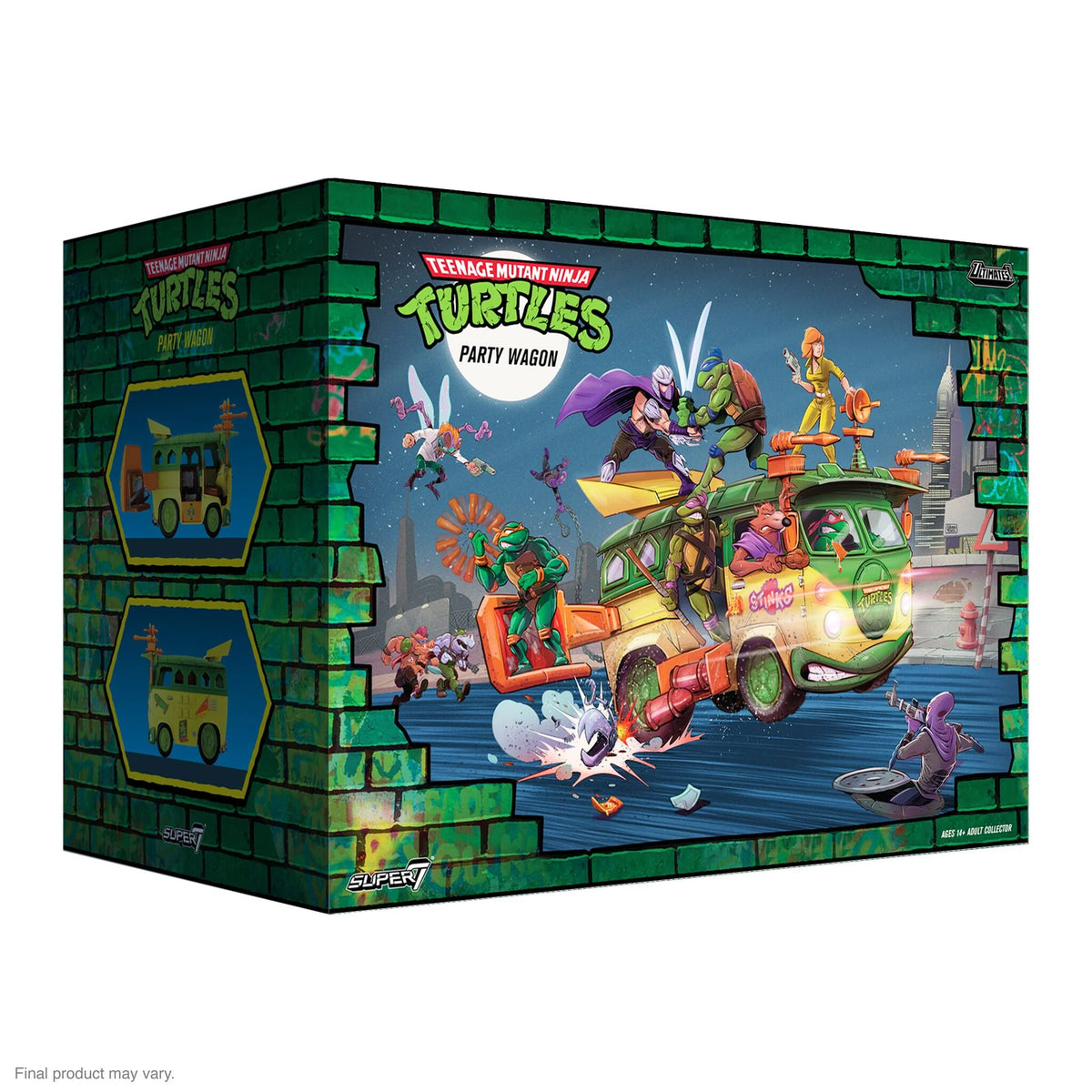 Teenage Mutant Ninja Turtles ULTIMATES! Vehicle  Party Wagon Super 7
