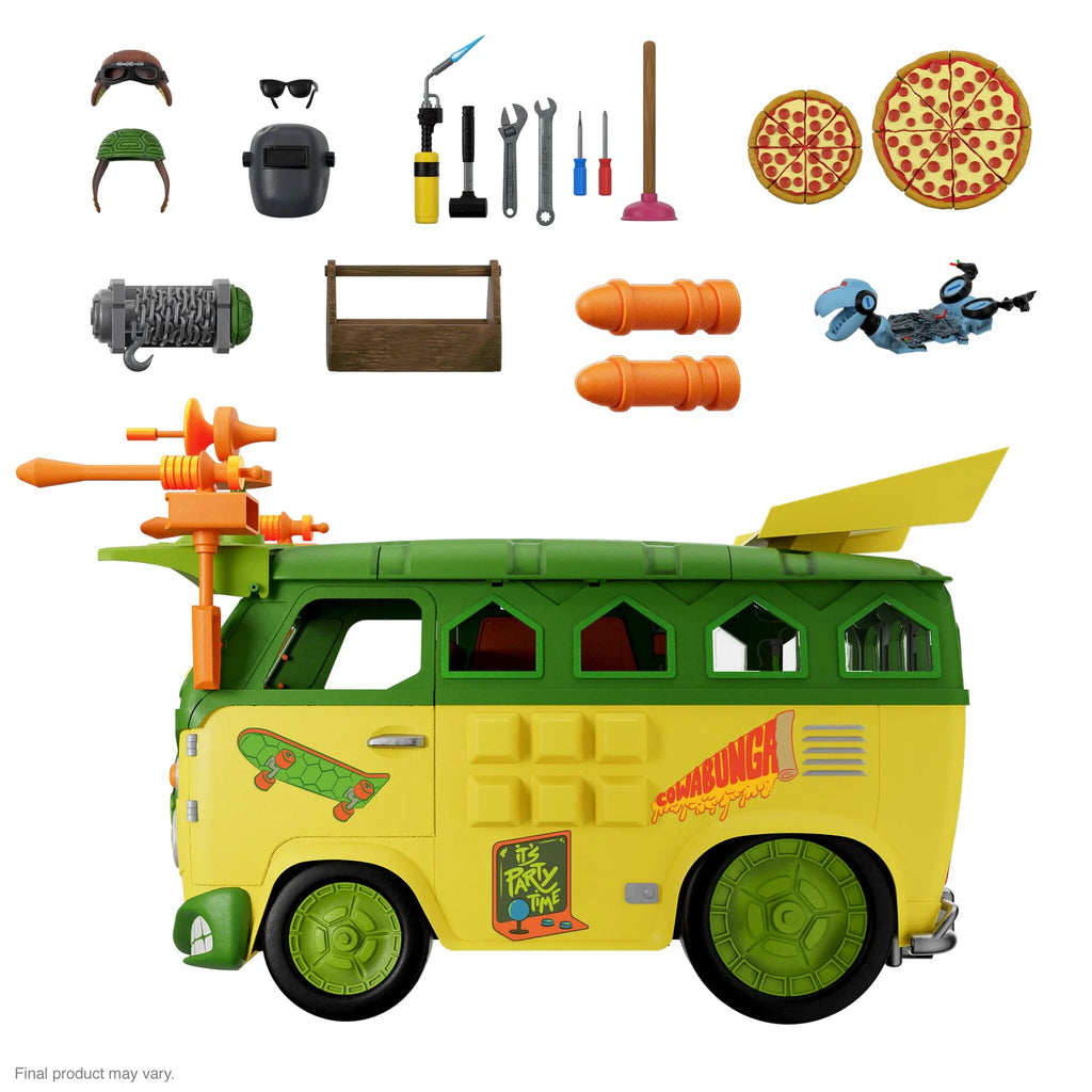 Teenage Mutant Ninja Turtles ULTIMATES! Vehicle  Party Wagon Super 7