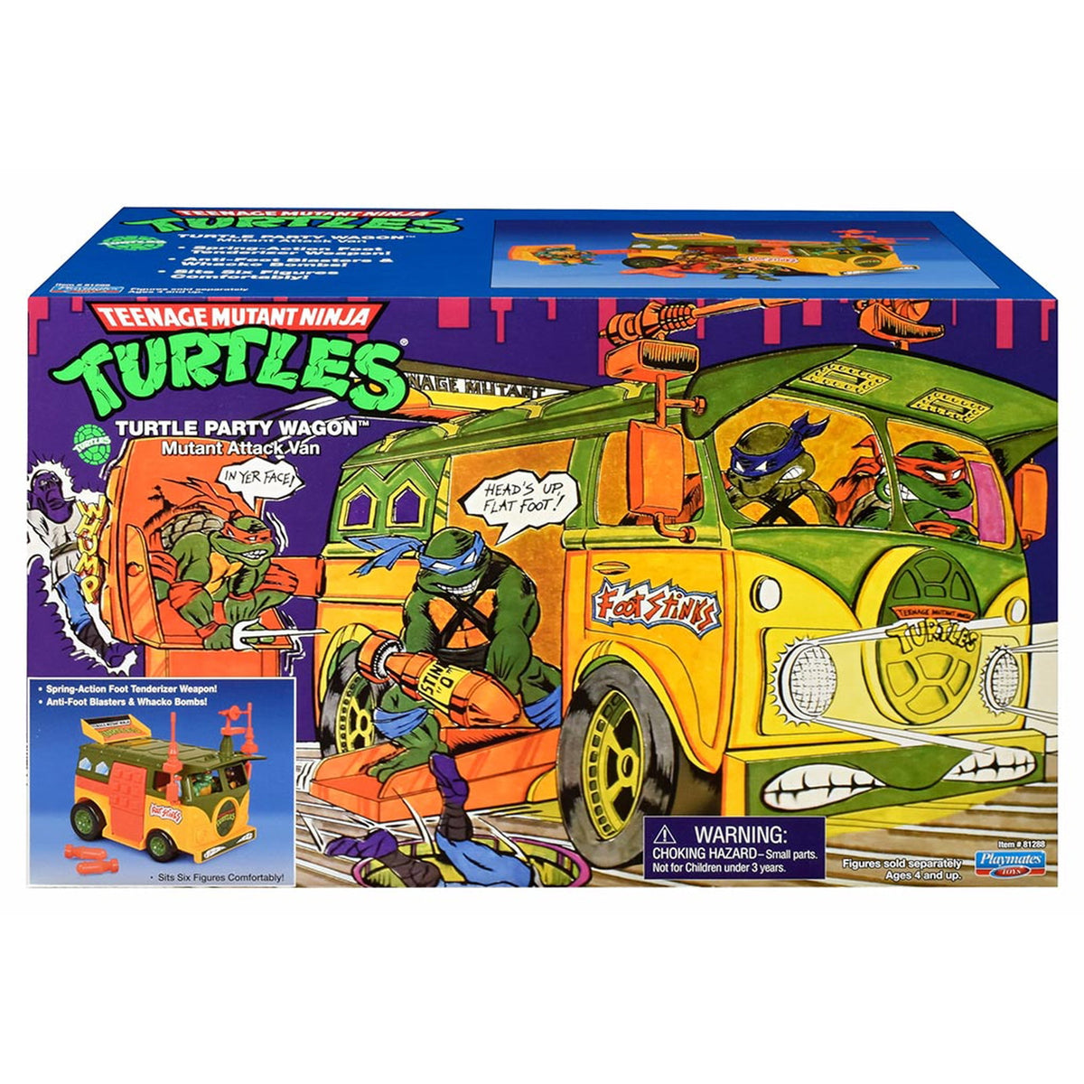 Playmates - TMNT Original Party Wagon  Playmates  Gifts