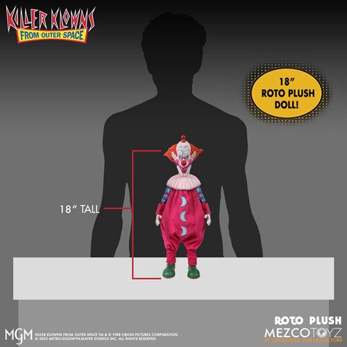 Killer Klowns From Outer Space Slim Mezco Designer Series 18-Inch Roto Plush Doll