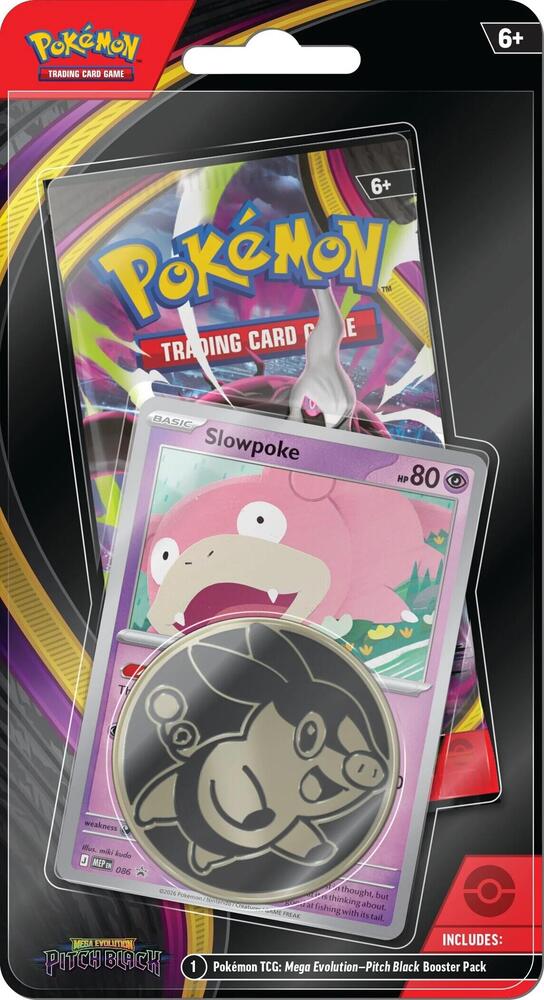 Pokémon Trading Card Game: Mega Evolution - Pitch Black Slowpoke Blister (English)