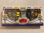 NECA Teenage Mutant Ninja Turtles Cartoon Stump Wrestling Turtles 7" Scale Action Figures - 4pk