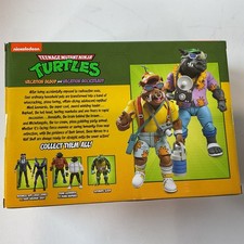 NECA Teenage Mutant Ninja Turtles Cartoon Vacation Bebop and Rocksteady 7" Scale Action Figures - 2pk