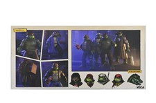 Teenage Mutant Ninja Turtles (Mirage Comics) 7" Scale Action Figures 4pk - Leonardo, Raphael, Michelangelo, Donatello