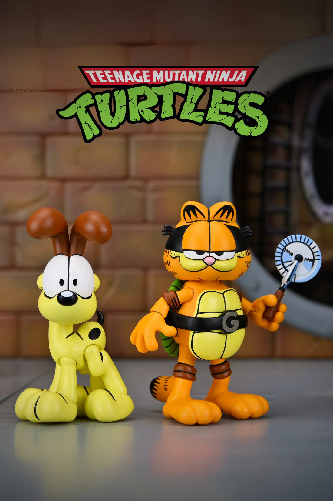 Teenage Mutant Ninja Turtles (Archie Comics) x Garfield - Ultimate Garfello & Odie 7” Scale Action Figures
