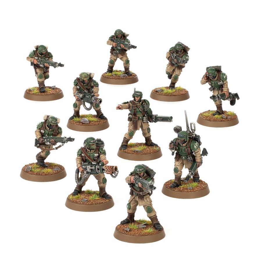 Warhammer: 40K Astra Militarum Cadian Shock Troops