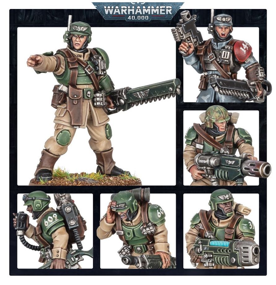 Warhammer: 40K Astra Militarum Cadian Shock Troops