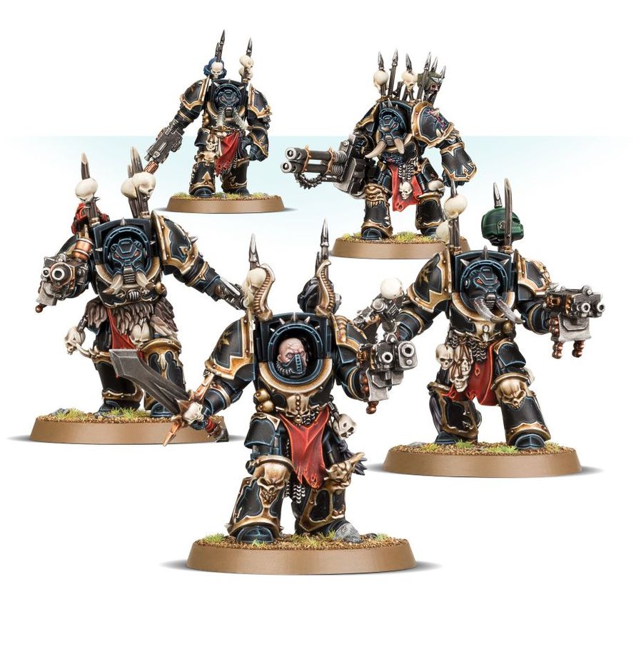 Warhammer: 40K Chaos Space Marines Chaos Terminator Squad