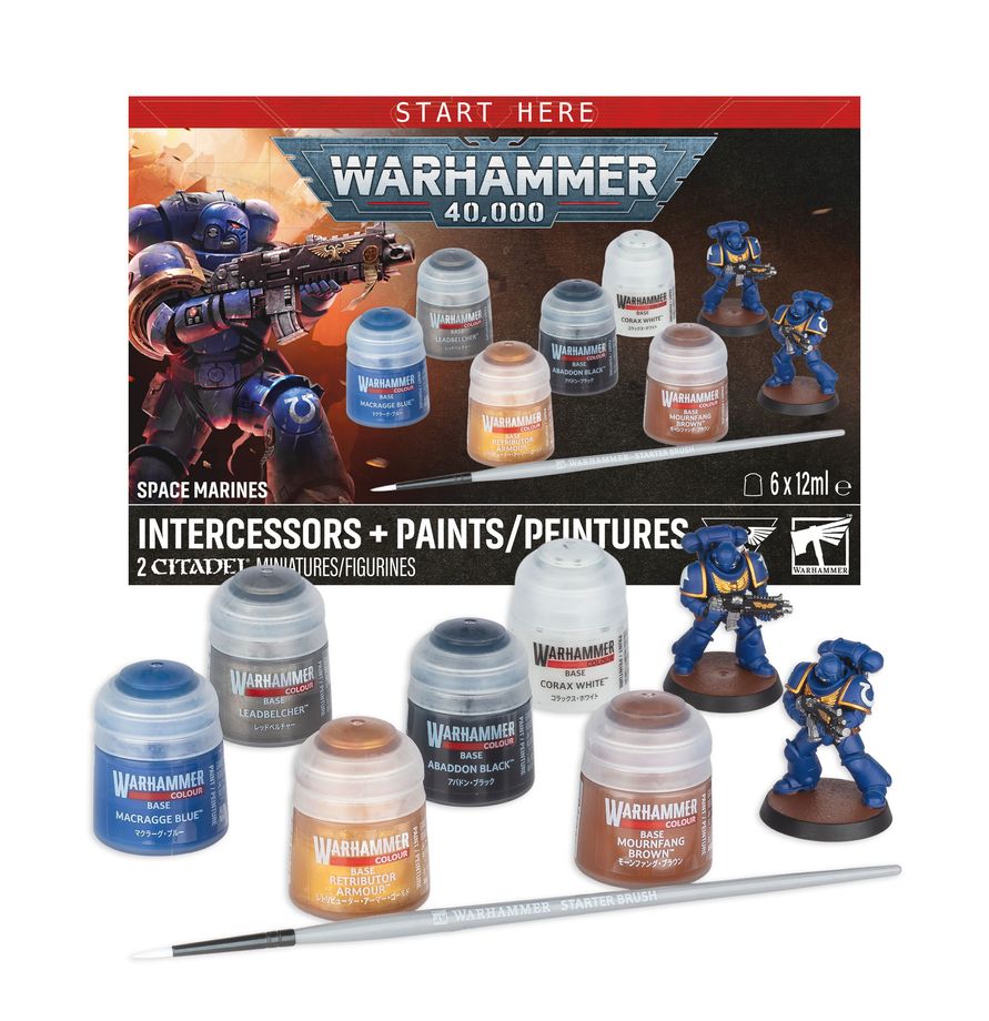 Warhammer: 40k Intercessors and Paints Set