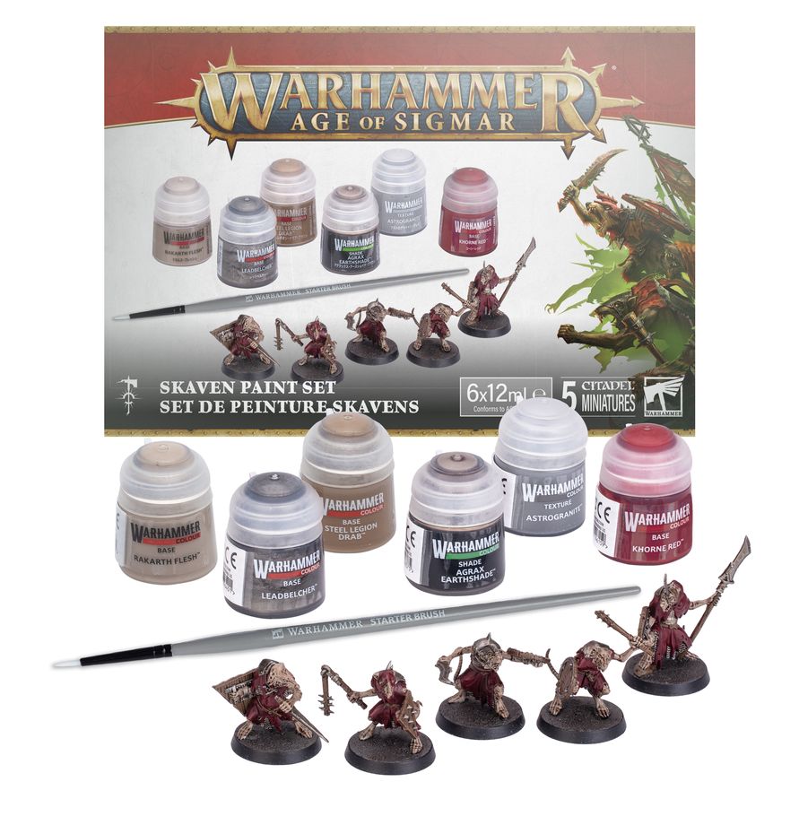 Warhammer: Age of Sigmar Skaven Paint Set